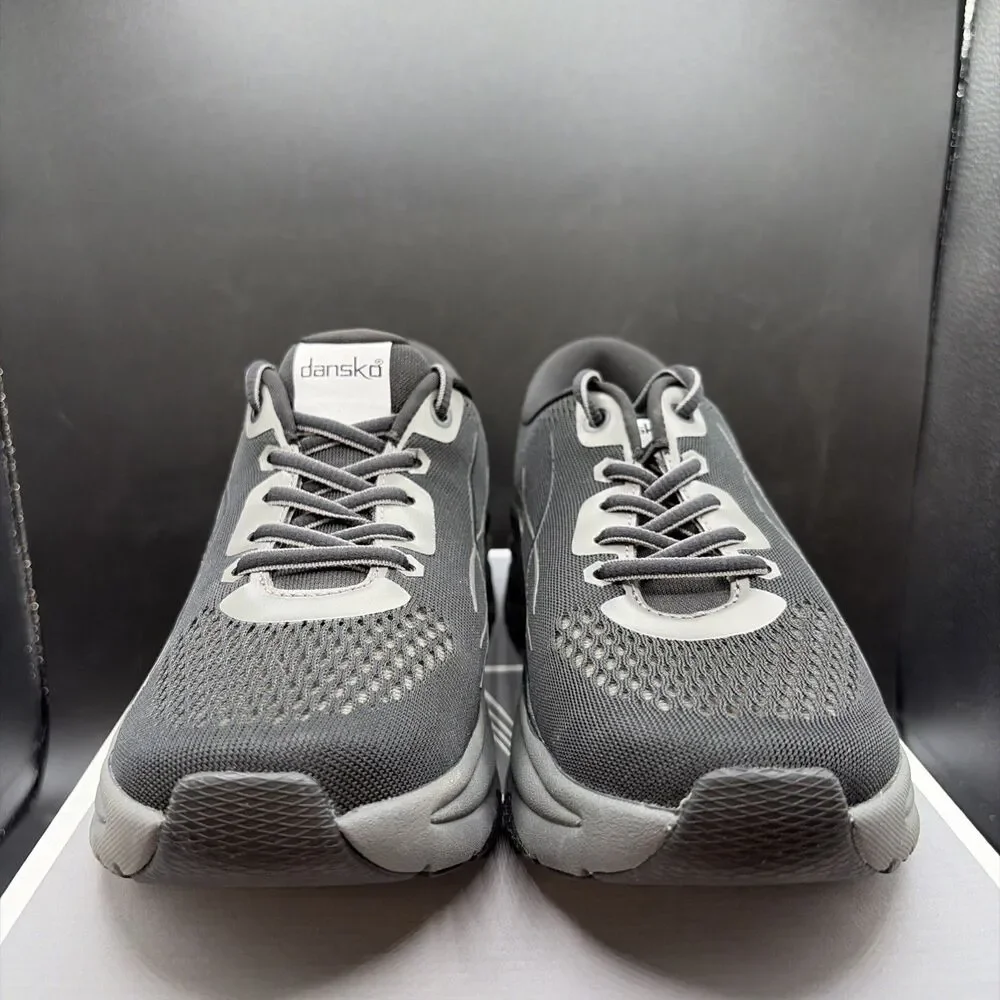 Dansko Pace Mesh Womens Size 7 Shoes Gray Black Walking 4205-470200 EU37